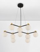 Suspensie moderna 10 becuri G9 OVALINO 9620161 NOVA LUCE