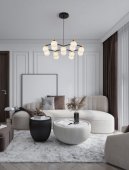 Suspensie moderna 14 becuri G9 OVALINO 9620162 NOVA LUCE