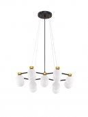 Suspensie moderna 14 becuri G9 OVALINO 9620162 NOVA LUCE