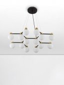 Suspensie moderna 14 becuri G9 OVALINO 9620162 NOVA LUCE