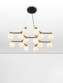 Suspensie moderna 14 becuri G9 OVALINO 9620162 NOVA LUCE