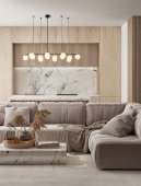 Suspensie moderna 14 becuri G9 OVALINO 9620163 NOVA LUCE