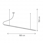 Suspensie moderna led 24W 142057 Klausen