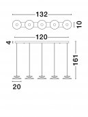 Suspensie moderna LED 24W MORFI 9416952 NOVA LUCE