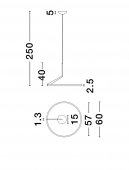 Suspensie moderna LED 31W TILIA 9088138 NOVA LUCE