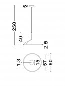 Suspensie moderna LED 31W TILIA 9088148 NOVA LUCE