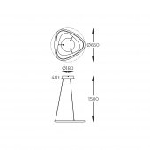Suspensie moderna led 34W 003064-028098 ZUMALINE