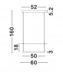 Suspensie moderna LED 40W DIONA 9580572 NOVA LUCE