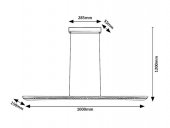 Suspensie moderna led 40W NORAEL 72026 Rabalux