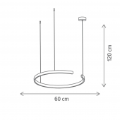 Suspensie moderna led 40W THEIA KL142083 Klausen