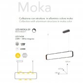 Suspensie moderna led 45W LED-MOKA-S9 Luce Ambiente