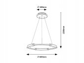Suspensie moderna led 45W SINDRI 72229 RABALUX