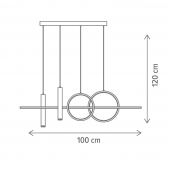 Suspensie moderna led 50W ALTHEIA KL142088 Klausen