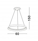 Suspensie moderna led 52W ORMI 9030523 NOVA LUCE