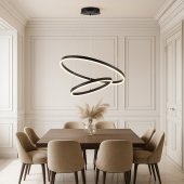 Suspensie moderna led 80W cu telecomanda ISAURE 72305 Rabalux