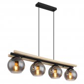 Suspensie vintage 4 becuri E27 CONNI 5569-4H Globo