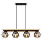 Suspensie vintage 4 becuri E27 CONNI 5569-4H Globo