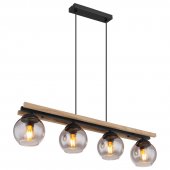 Suspensie vintage 4 becuri E27 CONNI 5569-4HW Globo