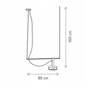 Suspensie vintage led 21W SPECTRUM 142031 Klausen
