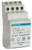 Transformator retea monofazat 230V/8V-12V-24V AC 8VA BT-8/2 TRACON