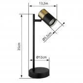 Veioza 1 bec GU10 BRISBON 57850T Globo