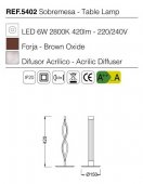Veioza moderna LED SAHARA 5402 MANTRA
